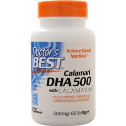 Doctors Best Calamari DHA 500 with Calamarine 60 sgels