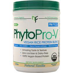 Nova Forme Phyto Pro-V - Vegan Rice Protein Blend Natural Vanilla 1.28 lbs