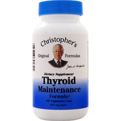 Christophers Original Formulas Thyroid Maintenance Formula 100 vcaps