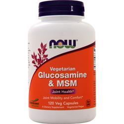 Now Vegetarian Glucosamine & MSM 120 vcaps