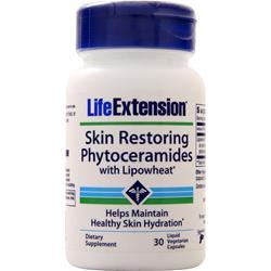 Life Extension Skin Restoring Phytoceramides with Lipowheat 30 vcaps