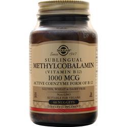 Solgar Sublingual Methylcobalamin (Vitamin B12) 1000 Mcg 60 tabs