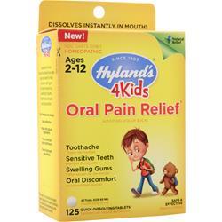 Hylands Homeopathic 4Kids Oral Pain Relief 125 tabs