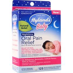 Hylands Homeopathic Baby Oral Pain Relief Nighttime 125 tabs