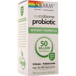 Solaray Mycrobiome Probiotic - Weight Formula 30 vcaps