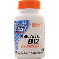 Doctors Best Fully Active B12 (1500mcg) 60 vcaps