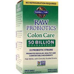 Garden Of Life Raw Probiotics Colon Care Shelf Stable On Sale