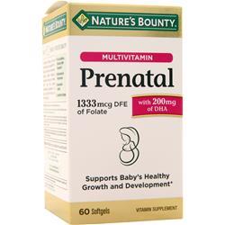 Natures Bounty Prenatal Multivitamin 60 sgels