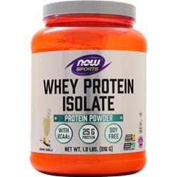 Now Whey Protein Isolate Creamy Vanilla 1.8 lbs
