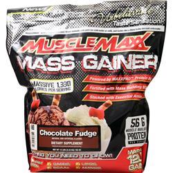 Muscle Maxx Mass Gainer Chocolate Fudge 12 lbs
