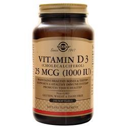 Solgar Vitamin D 25 MCG (1000IU) 250 sgels