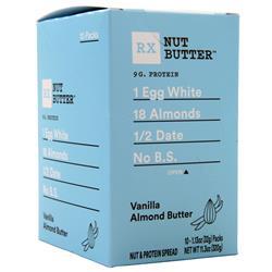 Rx Bar Nut Butter Spread Vanilla Almond Butter 10 pack
