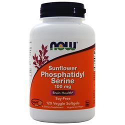 Now Sunflower Phosphatidyl Serine (100mg) 120 sgels