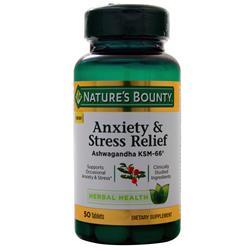 Natures Bounty Anxiety & Stress Relief 50 tabs