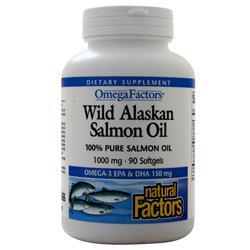 Natural Factors Wild Alaskan Salmon Oil (1000mg) 90 sgels