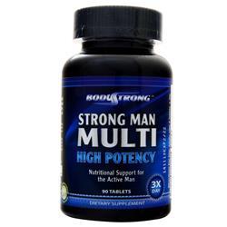 BodyStrong Strong Man Multi - High Potency 90 tabs