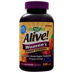 Natures Way Alive! Womens Gummy Vitamins Mixed Berry 130 gummy