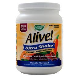 Natures Way Alive! Ultra Shake Pea Protein Vanilla 2.1 lbs