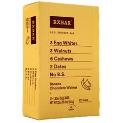 Rx Bar Rx Bar Banana Chocolate Walnut BEST BY 1/8/23 12 bars