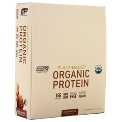 Muscle Pharm Organic Protein Bar - Plant-Based Performance Peanut Butter 12 bars