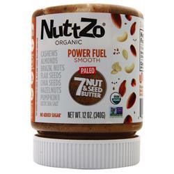 NuttZo Organic 7 Nut & Seed Butter - Power Fuel Smooth 12 oz