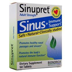 Bionorica Sinupret Adult Strength Sinus + Immune Support 50 tabs