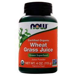 Now Organic Wheat Grass Juice 4 oz