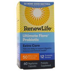 Renew Life Ultimate Flora Probiotic - Extra Care 50 Billion 60 vcaps