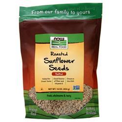 Now Sunflower Seeds - Roasted, Salted Hulled 16 oz
