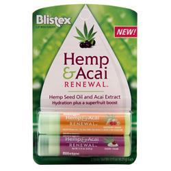 Blistex Hemp & Acai Renewal Raspberry Ginger & Cherry Cream 2 pack