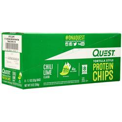 Quest Nutrition Quest Chips Chili Lime Tortilla Style 8 pckts