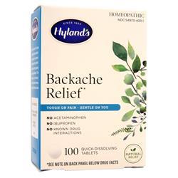 Hylands Homeopathic Backache Relief 100 tabs