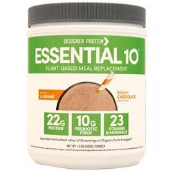 Designer Protein Essential 10 Plant-Based Meal Replacement Belgian Chocolate Original 600 gr