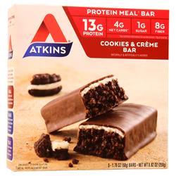 Atkins Protein Meal Bar Cookies & Creme 5 bars
