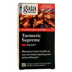Gaia Herbs Curcumin Synergy Turmeric Supreme - Heart 60 vcaps