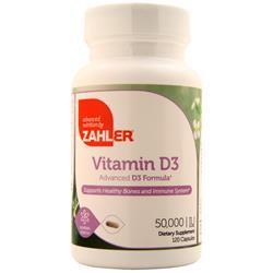 Zahler Vitamin D3 (50,000IU) 120 caps