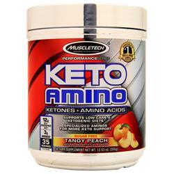 Muscletech 100% Keto Plus Ketone Amino Supplement Tangy Peach Free Ship USA 
