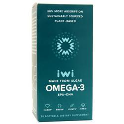 iWi Omega-3 EPA+DHA Made From Algae 30 sgels