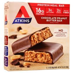 Atkins Protein Meal Bar Chocolate Peanut Butter 5 bars