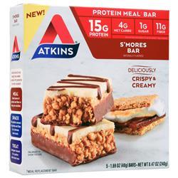 Atkins Protein Meal Bar Smores 5 bars