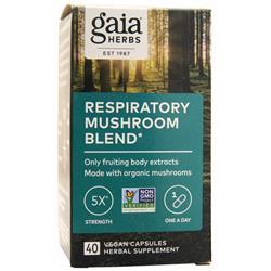 Gaia Herbs Respiratory Mushroom Blend 40 vcaps