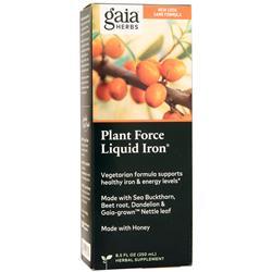 Gaia Herbs DailyWellness - Plant Force Liquid Iron 8.5 fl.oz