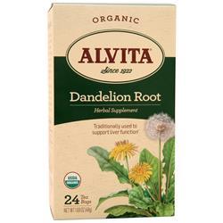 Alvita Tea Bags - Organic Dandelion Root 24 pckts