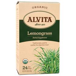 Alvita Tea Bags - Organic Lemongrass BEST BY 2/23 24 pckts