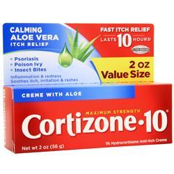 Cortizone-10 Anti-Itch Creme Maximum Strength Creme with Aloe 2 oz