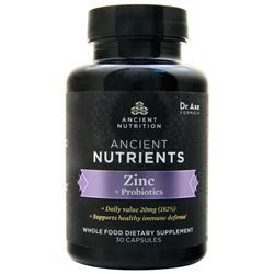 Ancient Nutrition Ancient Nutrients - Zinc + Probiotics 30 caps