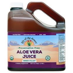 Lily of the Desert Certified Organic Aloe Vera Juice - Inner Fillet Preservative Free 128 fl.oz