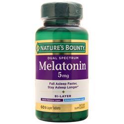 Natures Bounty Dual Spectrum Melatonin (5mg) 60 tabs