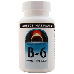 Source Naturals B-6 (500mg) 100 tabs