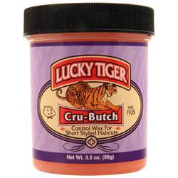 Lucky Tiger Cru-Butch Control Wax for Short Styled Haircuts 3.5 oz